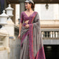 Anaita Grey Designer Weaving Soft Linen Saree With Blouse