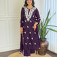 The52 Chikankari Work with Pure Cotton Fabric Straight Kurta, Pant and Dupatta Set | Swadesiicart