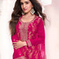 Anaita Rani Pink Dola Silk Thread Sequence Embroidered Salwar Suit