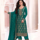 Anaita Dark Green Dola Silk Thread Sequence Embroidered Salwar Suit