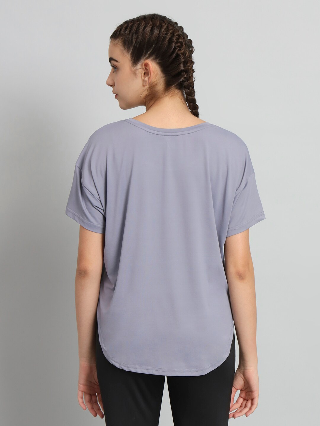MKH Drop-Shoulder Sleeves Relaxed Fit Dri-FIT T-shirt - Swadesiicart