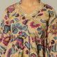 Yufta Multi Cotton Peplum Sharara Co-Ord Set - Swadesiicart