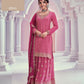 Anaita Pink Chiffon Sequins Embroidered Readymade Salwar Suit