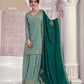 Anaita Sky Blue Chinon Sequence Embroidered Readymade Salwar Suit