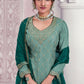 Anaita Sky Blue Chinon Sequence Embroidered Readymade Salwar Suit