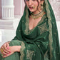Anaita Dark Green Chinon Sequence Embroidered Readymade Salwar Suit