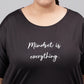 MKH Plus Size Typography Printed Dri-FIT Relaxed Fit Drop-Shoulder Sleeves Gym T-shirt - Swadesiicart