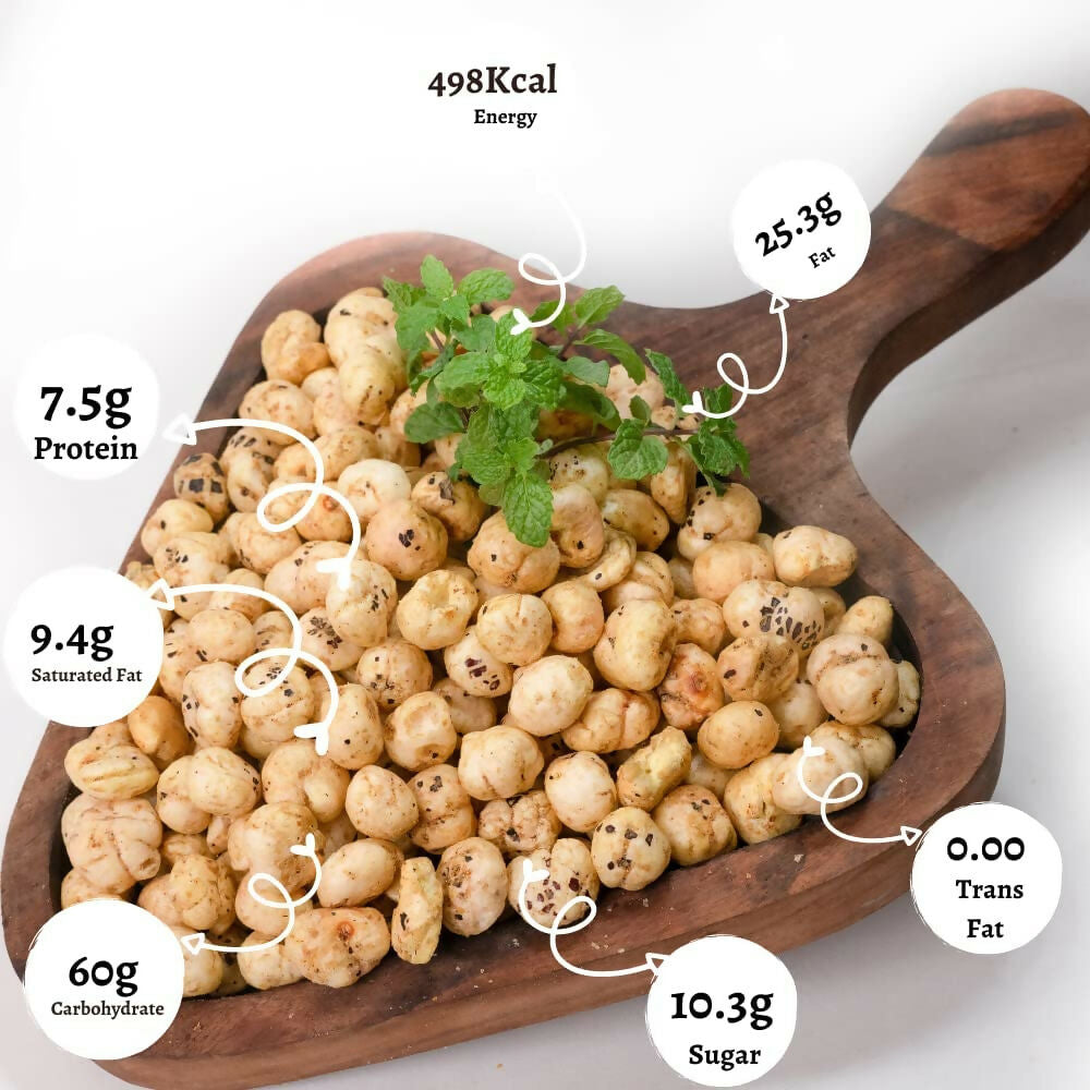 Healthy Master Crispy Makhana – Mint (Pudina) Flavour Roasted Fox Nuts Snack | Swadesiicart