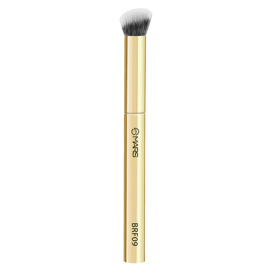 MARS Cosmetics Artists Arsenal Angular Buffing Brush Golden - BRF09 - Swadesiicart