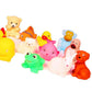 Cable World Plastic Baby Bath Chu Chu Colorful Animal Shape Toy (Multicolor, Multi Design)