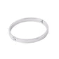 NVR Men's Silver Metal Interlock Kada Bracelet - Swadesiicart
