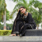 Cheera Black Sharara Kurta Dupatta set