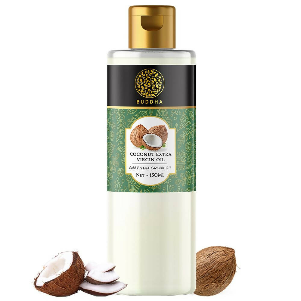 Buddha Natural Cold Pressed Virgin Coconut Oil - For Skin, Hair And Baby Care Hair Oil - Swadesiicart