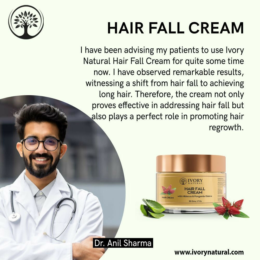 Ivory Natural Hair Fall Cream For Hair Fall & Less Hair Control | Swadesiicart
