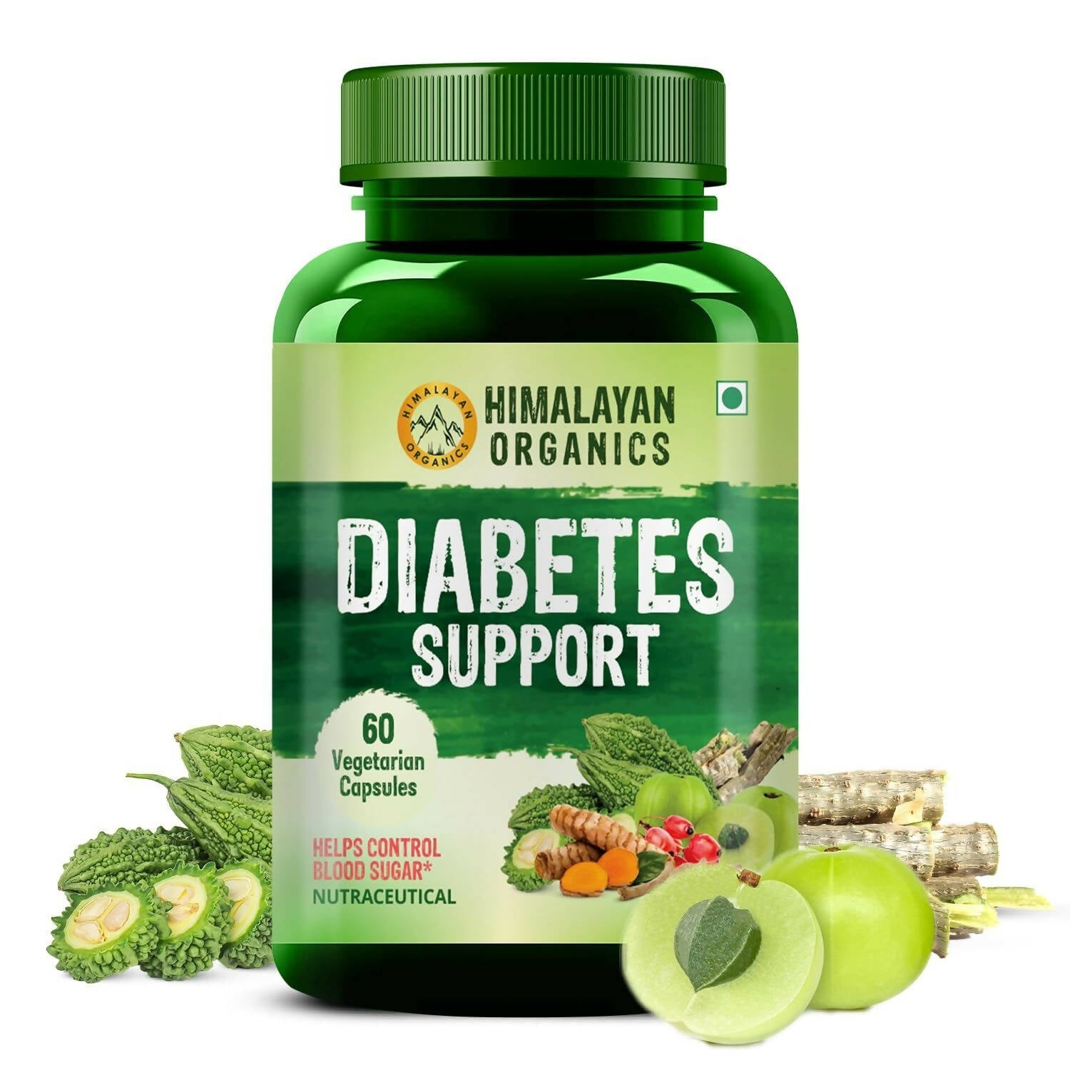 Himalayan Organics Diabetes Support Capsules | Swadesiicart