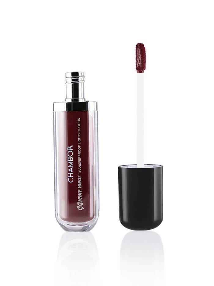 Chambor 405 Trendy Mauve Extreme Wear Transferproof Liquid Lipstick - Swadesiicart