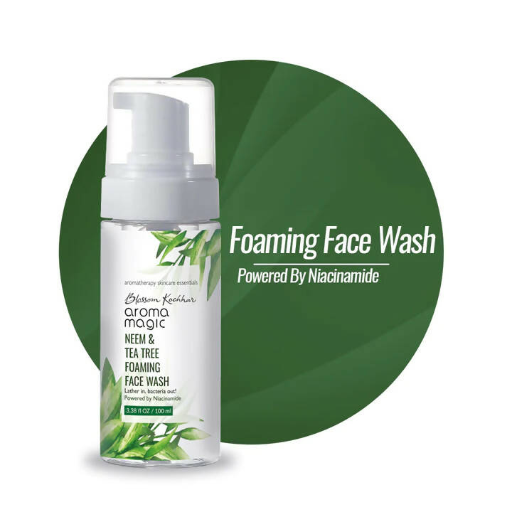 Blossom Kochhar Aroma Magic Neem & Tea Tree Foaming Face Wash - Swadesiicart