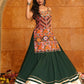 AI Fashion Green Georgette Designer Navratri Wear Lehenga Choli Collection