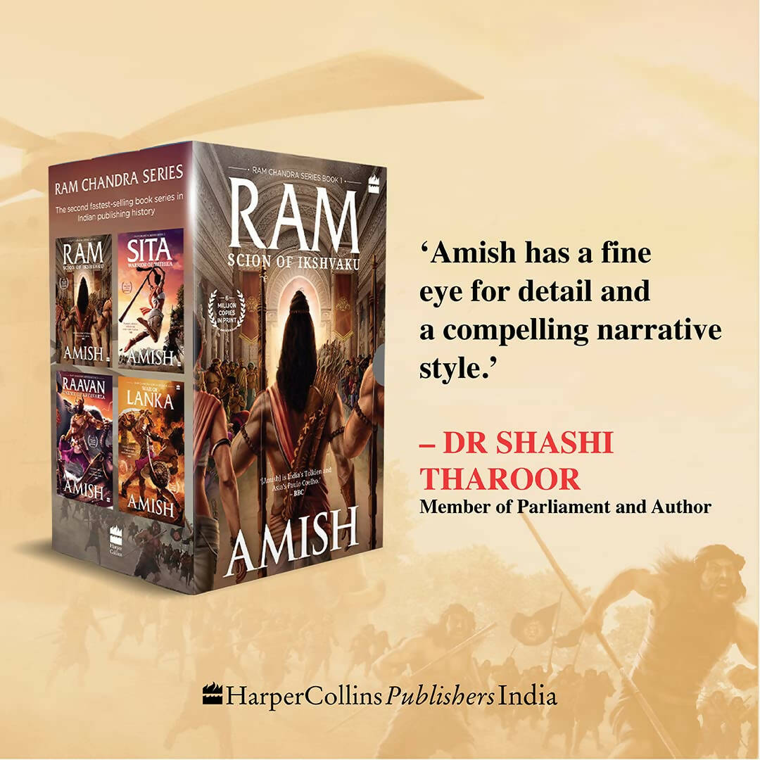 The Ram Chandra Series: Boxset of 4 Books by Amish Tripathi | Swadesiicart