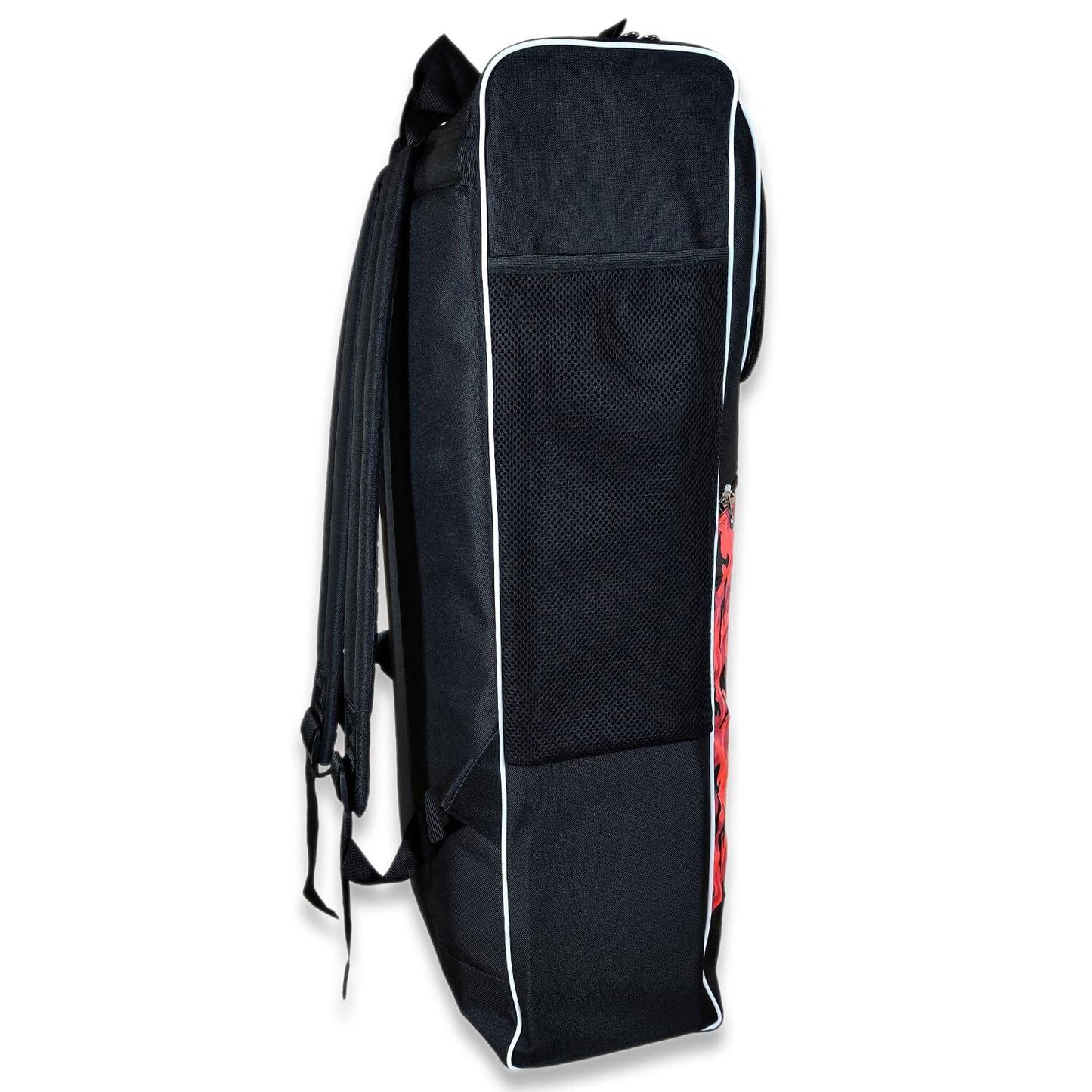 Prokick Megakit Duffle Backpack Cricket Kitbag (Black/Red Camouflage) - Swadesiicart