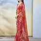 Maroon Georgette Designer Printed Ready to Wear Saree - Samyana | Swadesiicart