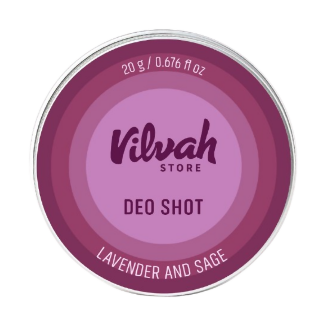 Vilvah Store Deo Shot Lavender And Sage For Men And Women - Swadesiicart