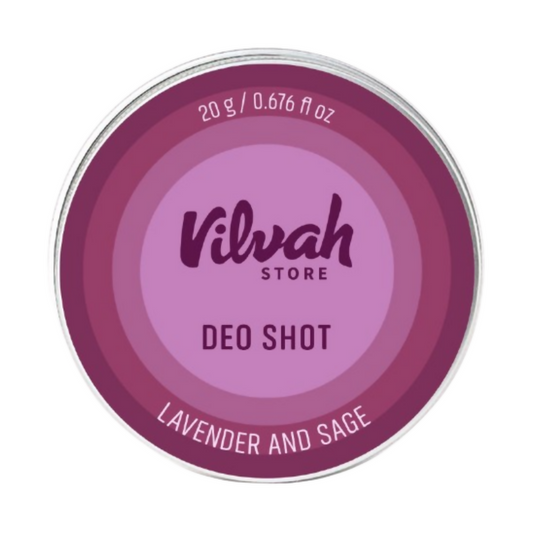 Vilvah Store Deo Shot Lavender And Sage For Men And Women - Swadesiicart