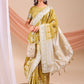 Shree Shyam Fashion Varnika Mustard Linen Cotton Saree