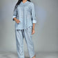 Morchari Digital Print Semi Muslin Co-Ord Set Top & Trouser-Multicolor - Swadesiicart