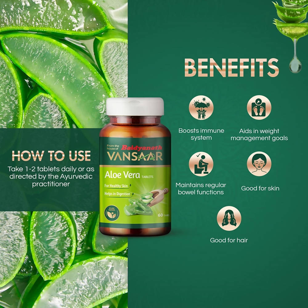 Baidyanath Vansaar Aloe Vera Tablets | Swadesiicart