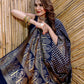 Partywear Designer Dark Blue Banarasi Silk Fancy Saree - Starwalk | Swadesiicart