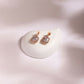 Rose Gold Earrings- Ruby Raang | Swadesiicart