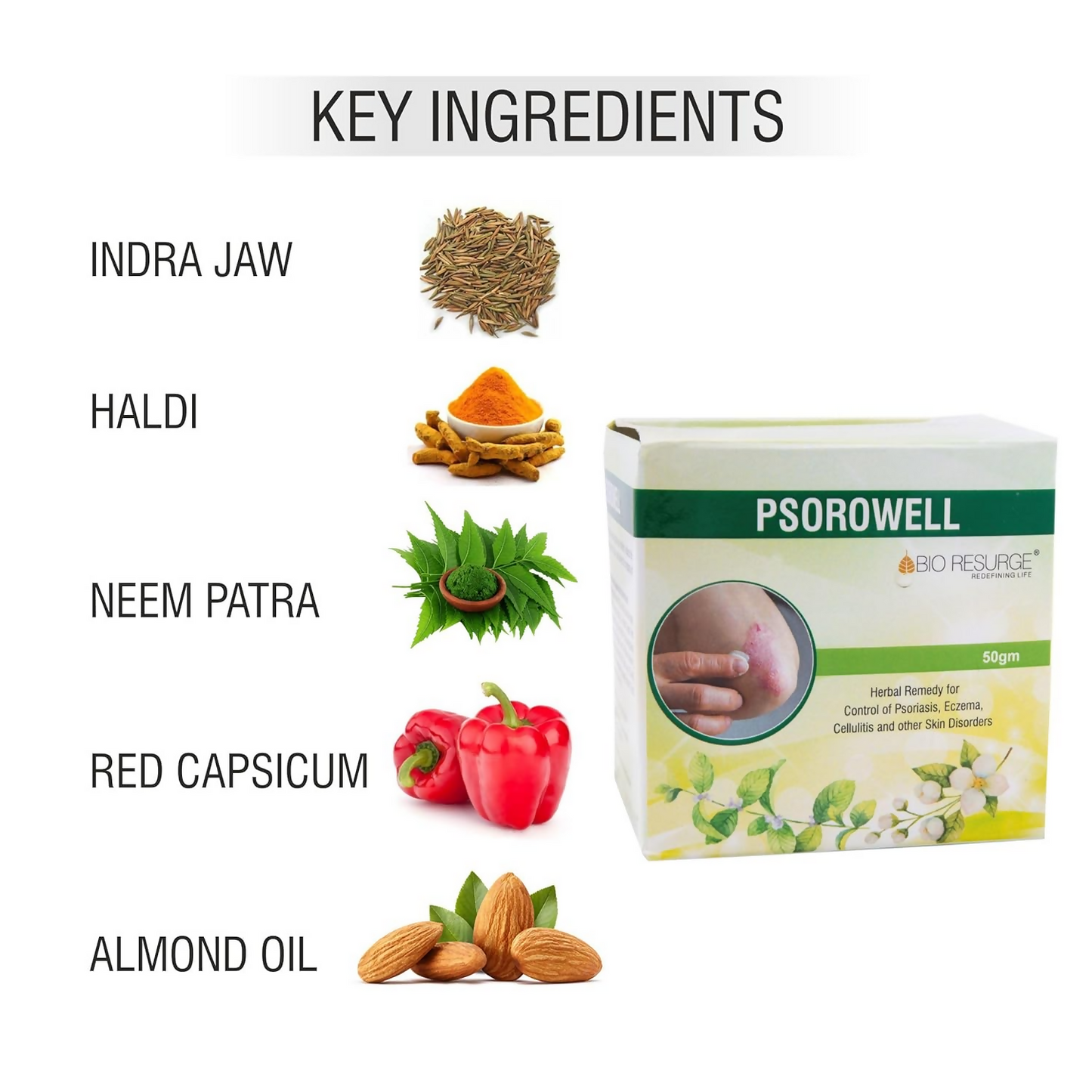 Bio Resurge Life Psorowell Cream - Swadesiicart