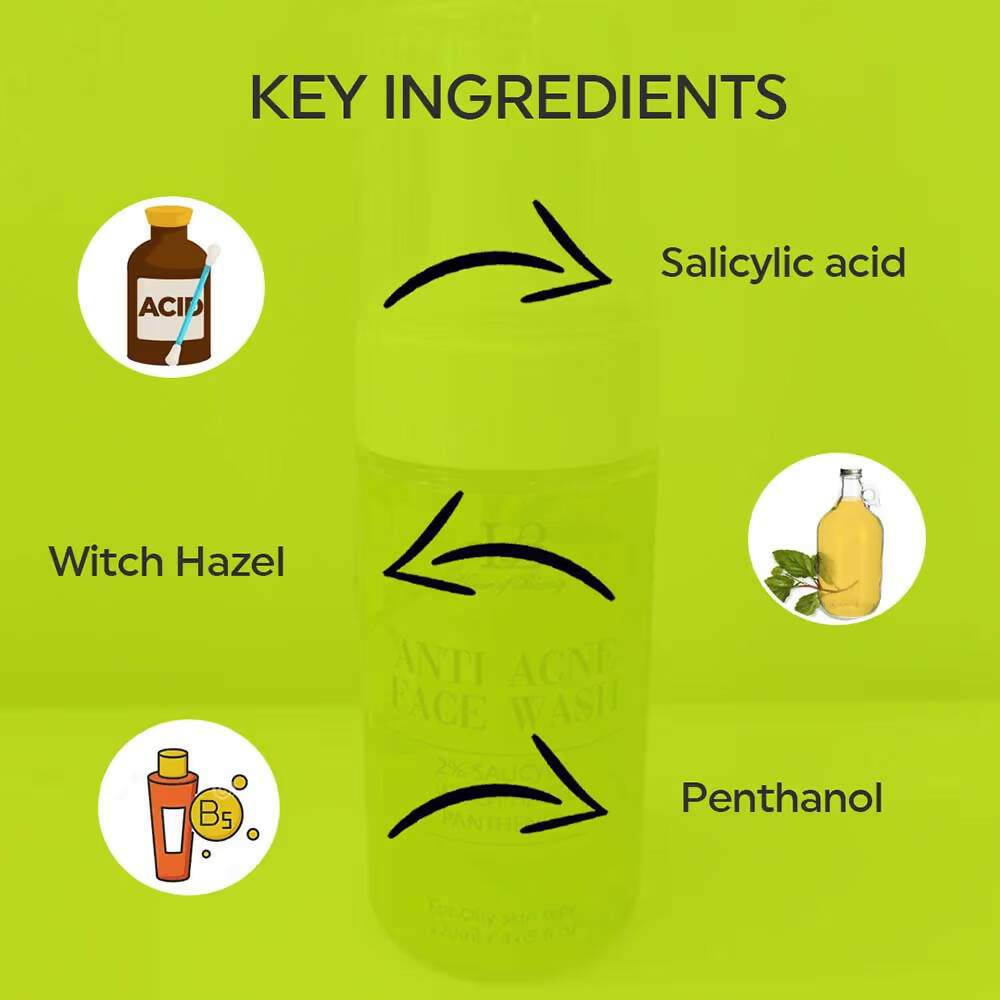 House of Beauty Anti Acne Foam Face Wash - Swadesiicart