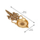 eCraftIndia Gold-Toned Carved Diya | Swadesiicart
