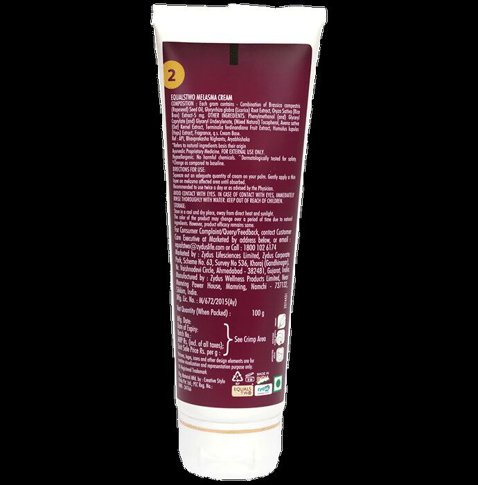 Equals Two Melasma Cream | Swadesiicart