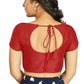 Aastha Fashion Women's Red Art Silk Designer Festive Wear Readymade Blouse