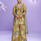 Anaita Yellow Chinon Readymade Palazzo Suit with Digital Embroidery Work