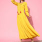 Ahalyaa Women's Traditional wear Ethnic Dress - Mustard | Swadesiicart