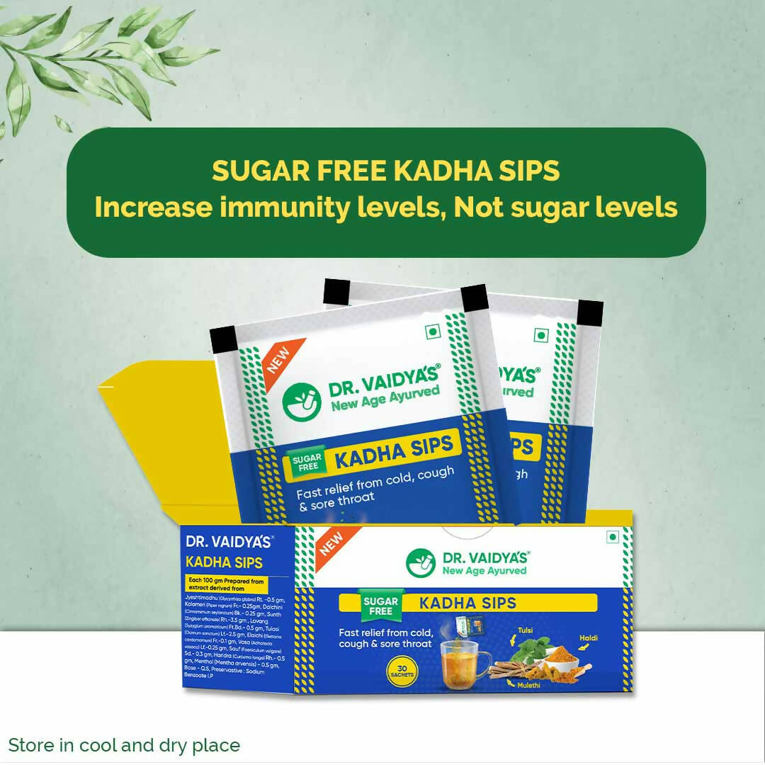 Dr. Vaidya's Kadha Sips - Swadesiicart