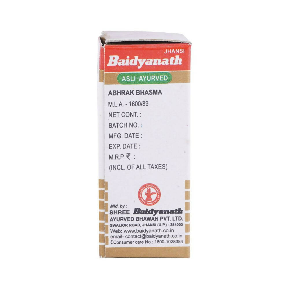 Baidyanath Jhansi Abhrak Bhasma (Sha.puti) - Swadesiicart