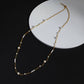 Gold-Toned White Brass Gold-Polished Necklace - Ruby Raang | Swadesiicart