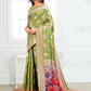 Shree Shyam Fashion Linen Cotton Green Saree