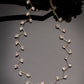 NVR Women's Gold-Polished Chain Transparent Beads Necklace | Swadesiicart