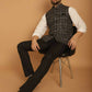 Even Apparels Pure Wool Nehru Jacket - Grey | Swadesiicart