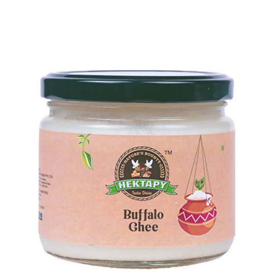 Hektapy Hand Churned Buffalo Ghee | Cultured Pure Desi Ghee | 100% Preservative Free | Swadesiicart