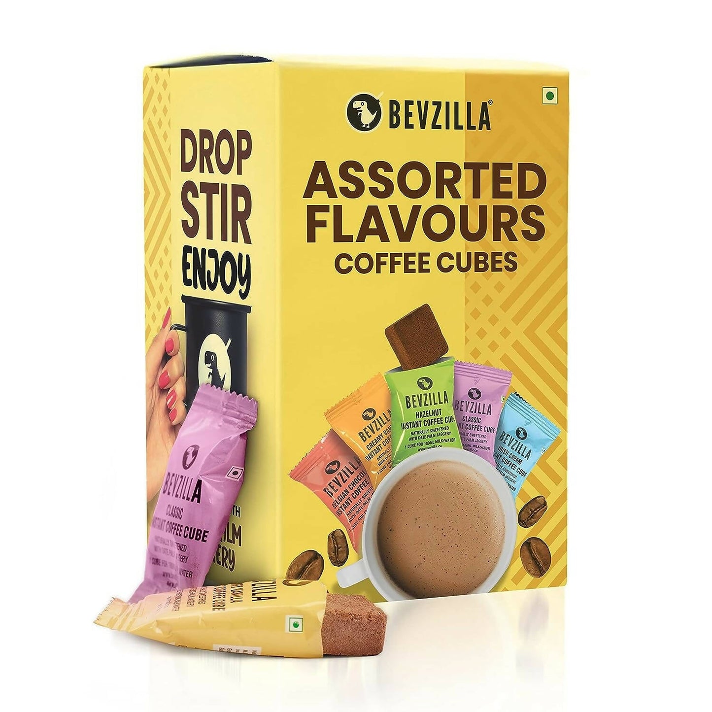 Bevzilla Assorted Flavours Coffee Cubes | Swadesiicart