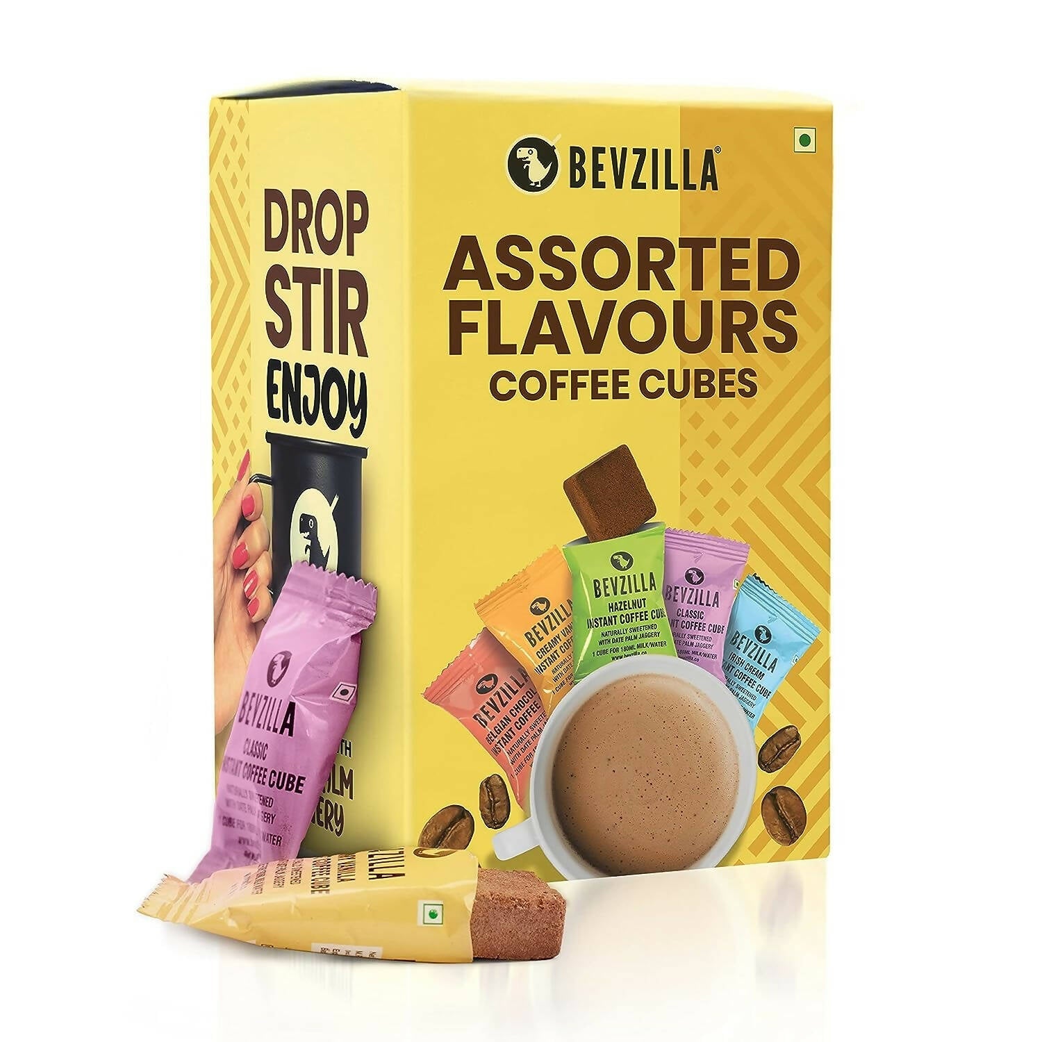 Bevzilla Assorted Flavours Coffee Cubes | Swadesiicart