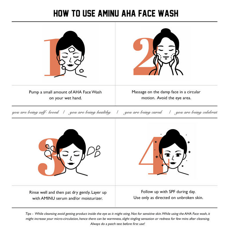 Aminu A-HA Face Wash for Brightening & Oil Control | Swadesiicart