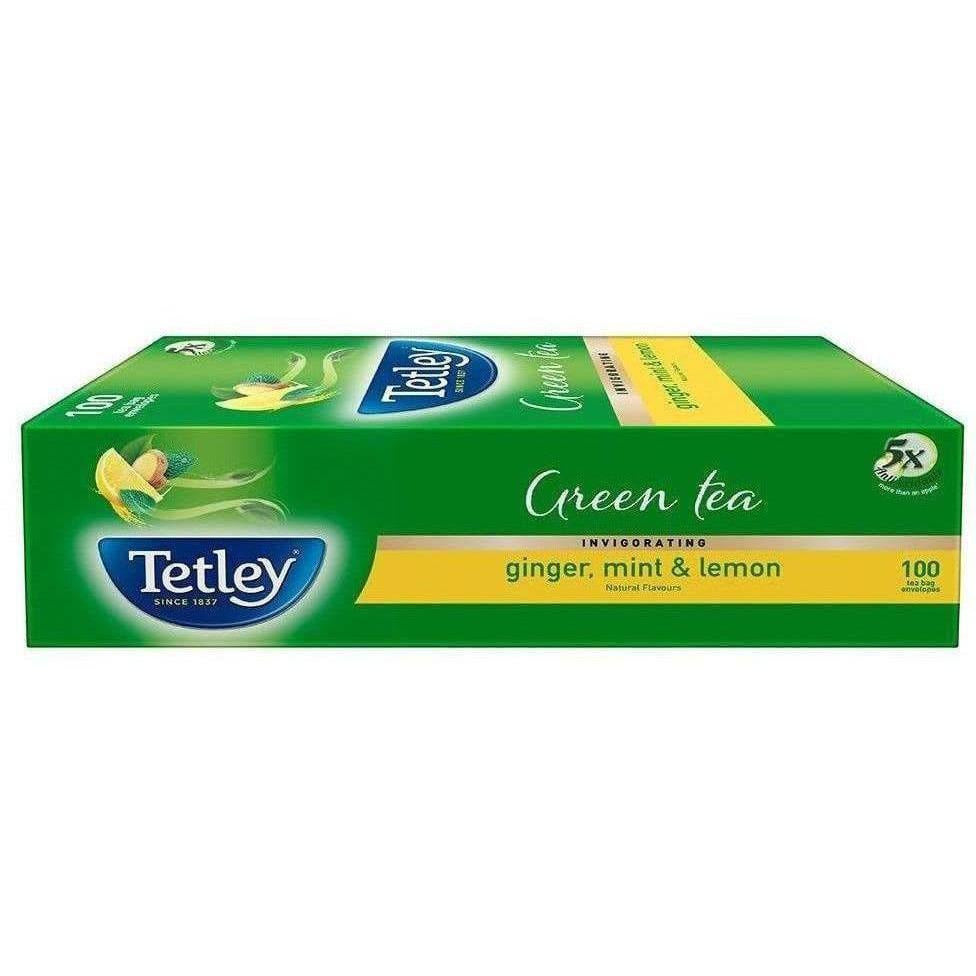 Tetley Green Tea Ginger, Mint and Lemon Tea Bags | Swadesiicart